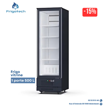 Frigo vitrine 1 porte 500 L