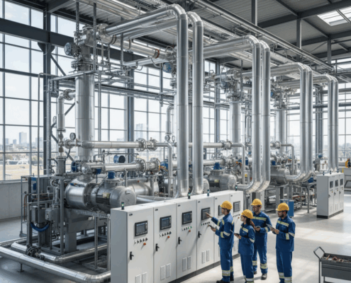 Installation de centrale frigorifique à Bruxelles