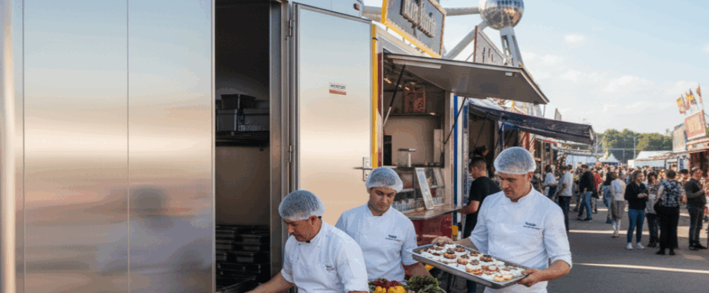 Installation de chambre froide mobile à Bruxelles : idéale pour événements et food trucks