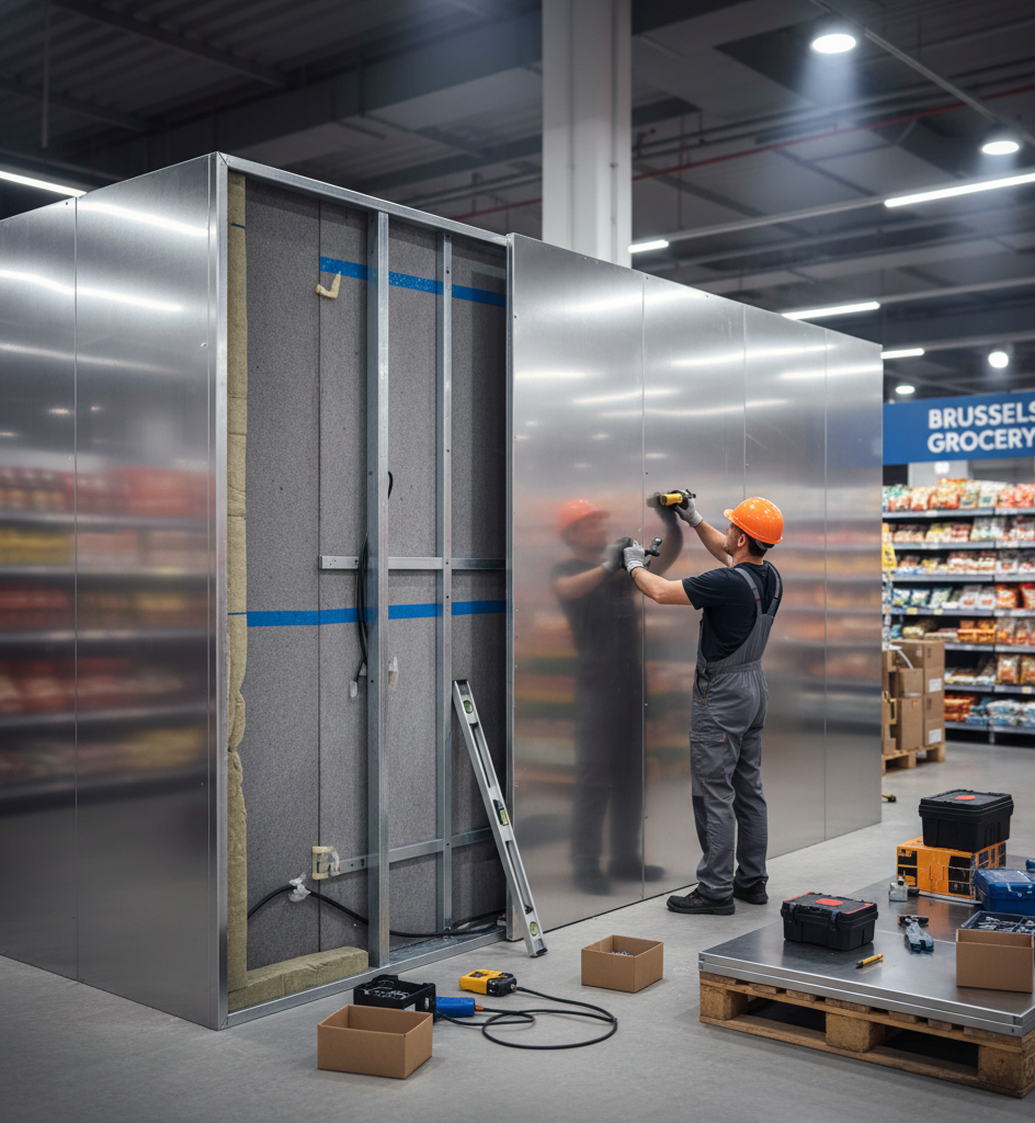 chambre froide professionnelle à Bruxelles