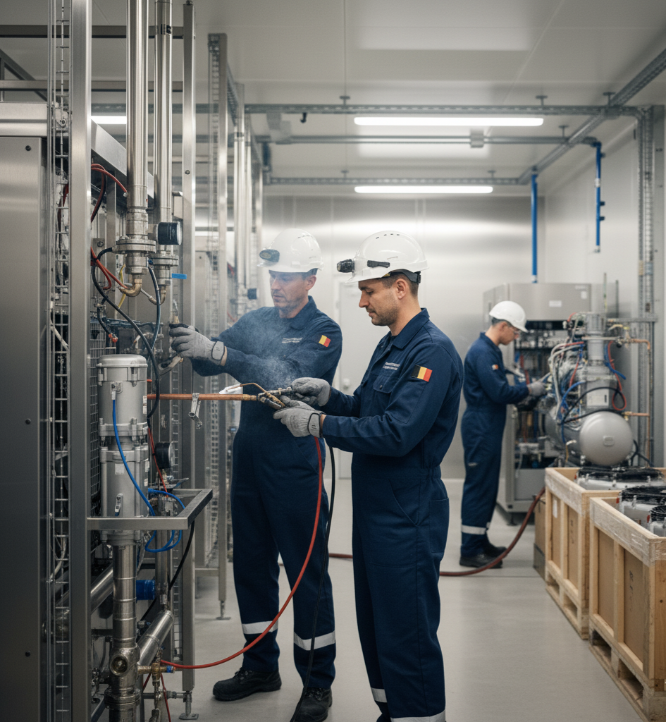 installateur frigoriste certifié en Belgique