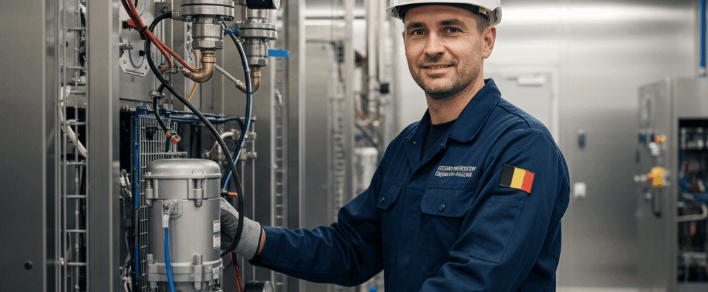 installateur frigoriste certifié en Belgique