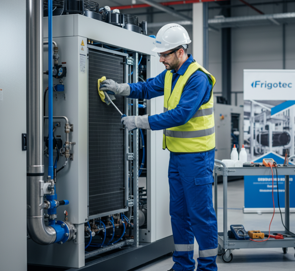 installation de refroidisseur d’eau glycolée à Bruxelles