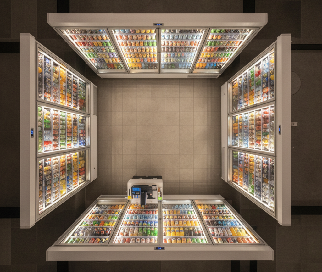 installatie van gekoelde drankvitrines in Brussel