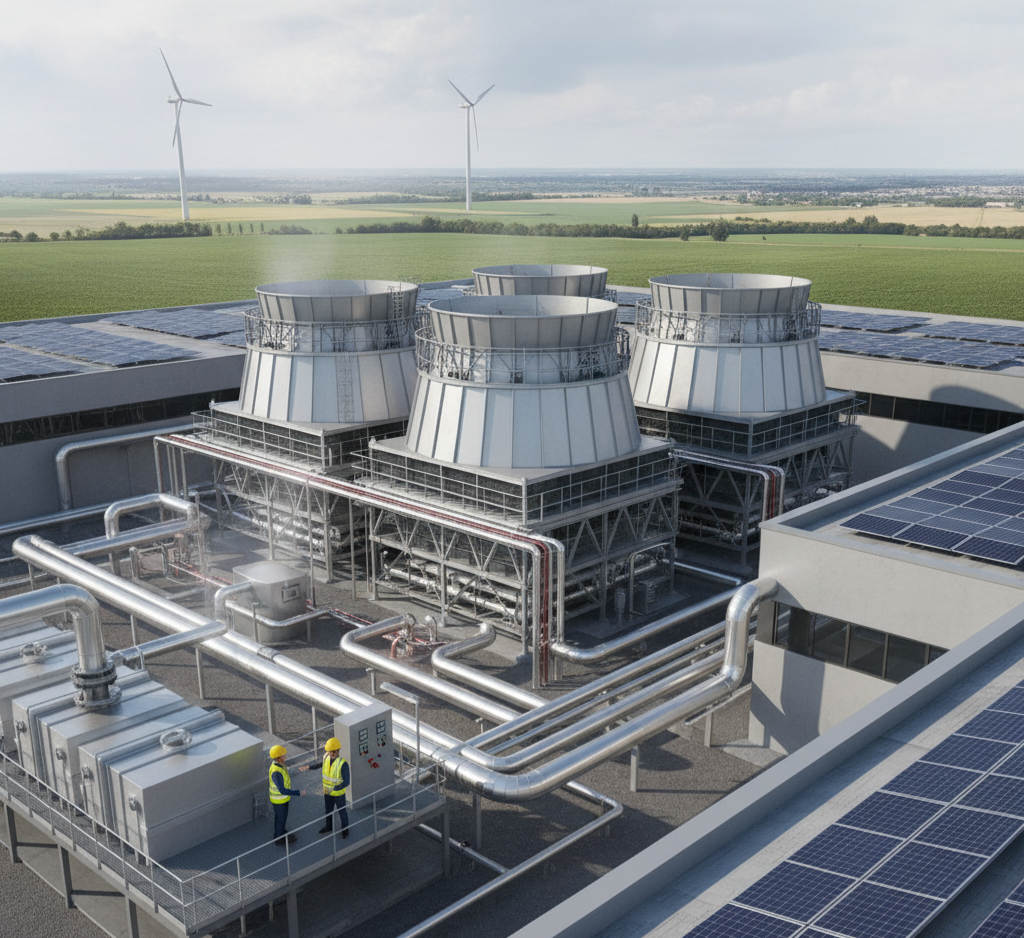 thermodynamische optimalisatie van koelcentrales